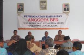 PENINGKATAN KAPASITAS BPD DESA SUMBEREJO