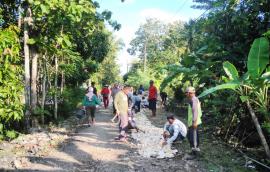 SEMANGAT GOTONG-ROYONG WARGA DESA PABREGAN SUMBEREJO
