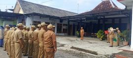 Apel hari Senin Pamong Kalurahan Sumberejo