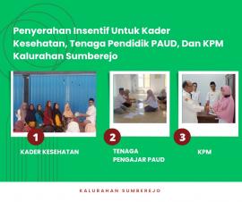 Penyaluran Insentif untuk Kader Kesehatan, KPM, dan Pendidik PAUD Kalurahan Sumberejo Tahun 2025