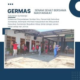 Perpustakaan Sumber Ilmu, KIM, dan Pemerintah Kalurahan Sumberejo Galang Semangat GERMAS Melalui Sen