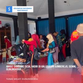 Amigo Sambang Desa Sumberejo: Promosi Produk Murah, Dekatkan Pelayanan dan Penuhi Kebutuhan Warga