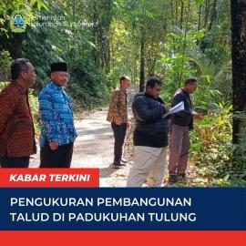 Pengukuran Pembangunan Talud Sungai di Padukuhan Tulung Dilaksanakan untuk Mitigasi Risiko Longsor 