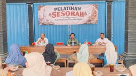Bukan Sekadar Bicara, Sumberejo Bekali Tokoh Masyarakat dengan Seni Sesorah