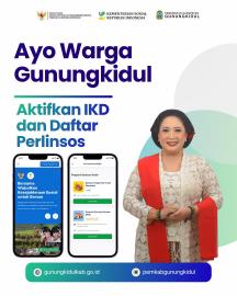 Ayo Warga Gunungkidul! Kawal Bantuan Sosial Lewat Portal Perlinsos